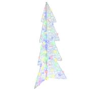 Vidaxl Sapin De Noël Avec 100 Led Blanc Froid 120 Cm Acrylique