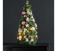 Sapin de Noël Arbre / Guirlande Lumineuse Décoration Table Bijou Étoile 42x LED