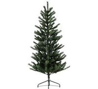 HOMCOM Sapin de Noël Artificiel 180 cm Arbre de Noël avec Support en Acier Pliable, 467 Branches, décoration de Noël Effet réaliste, Vert