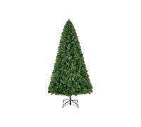 VEVOR Sapin de Noël Artificiel 220 cm, Arbre Artificiel de Noël Décoration Intérieur avec 1346 Branches PVC, Base en Métal, Arbre Décoratif pour Salon, Chambre, Centre Commercial, Parc, Bureau, Vert