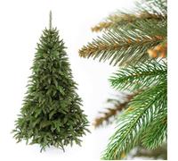 Sapin de Noël artificiel 220cm Matériau PVC et PE - Premium | aspect naturel | Arbre de Noël avec support de sapin de Noël en métal