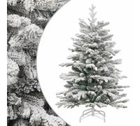 Sapin de Noël Artificiel à Charnières avec Neige Floquée Arbre Décoration vidaXL