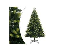 vidaXL Sapin de Noël artificiel à charnières avec support 240 cm 356764