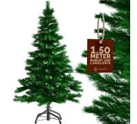 CASARIA® Sapin de Noël Artificiel 140 cm Vert Pied métal 470 Branches PE Imitation Parfaite décoration de noël fêtes Arbre de noël réutilisable
