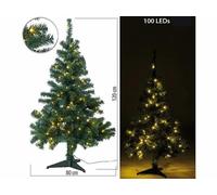 Sapin de Noël artificiel avec 100 LED [infactory]