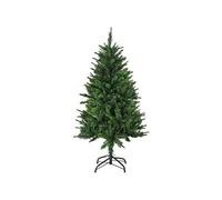 HOMCOM Sapin de Noël Artificiel 120 cm avec 310 Branches, Support en Acier, Arbre de Noël Artificiel avec Socle Pliable en Acier, Vert