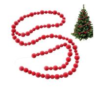 Sapin de Noël artificiel avec baies rouges 275 cm | Guirlande de sapin de Noël pour maison, bureau, école, dortoir, mariage, vacances, jardin, cour, terrasse, fête