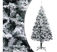 Sapin de Noël artificiel avec Flocons de Neige 240 cm PVC Arbre Jardin vidaXL