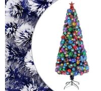 Sapin de Noël Artificiel avec LED 240 cm Fibre Optique Multicolore vidaXL