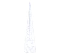 Sapin de Noël Artificiel avec LED, Arbre de Noël Artificiel Cône Lumineux décoratif à LED Acrylique Bleu 90 cm