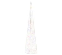Sapin de Noël Artificiel avec LED, Arbre de Noël Artificiel Cône Lumineux décoratif à LED Acrylique Multicolore 90 cm