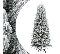 Sapin de Noël Artificiel avec Neige Floquée 180 cm PVC et PE Arbre vidaXL