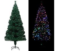 Sapin de Noël Artificiel avec Support 150 cm Fibre Optique Décoration vidaXL