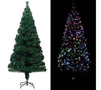 Sapin de Noël Artificiel avec Support 150 cm Fibre Optique Décoration vidaXL
