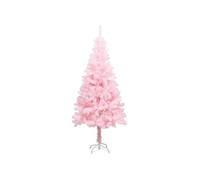 vidaXL Sapin de Noël artificiel avec support Rose 150 cm PVC
