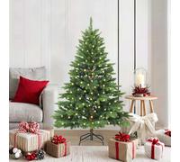 vidaXL Sapin de Noël artificiel avec 150 LED Vert 150 cm PE et PVC
