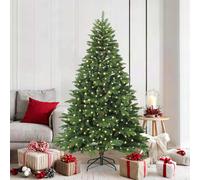 vidaXL Sapin de Noël artificiel avec 300 LED Vert 180 cm PE et PVC