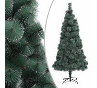 Sapin de Noël Artificiel avec Support Vert 210 cm PET Arbre Jardin vidaXL