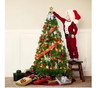 Sapin de Noël Artificiel - COSTWAY - 180CM - Vert - PVC - Écologique et Stable