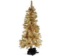 Ambiance Arbre de Table de Noël Doré Électroplaqué 120 cm