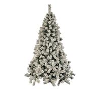 Féérie Lights & Christmas - Sapin de Noël artificiel effet enneigé WINDY PEAK - H. 150 cm - Blanc