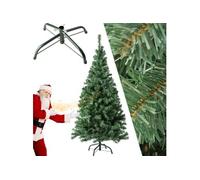 Sapin de Noël artificiel en PVC 150 cm naturel et volumineux vert