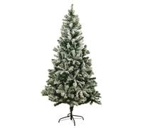 Sapin de Noël Artificiel Enneigé 150/180/210cm - Blanc - Blooming - 210 cm - Blanc