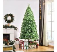 Sapin de Noël artificiel enneigé 210 cm 968 branches imitation Nordmann grand réalisme