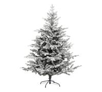 Sapin de Noël enneigé 180 cm Frosty Vert et blanc