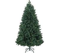 Sapin de Noël artificiel H.180 cm 1061 branches épines grand réalisme métal PVC PE vert Vert G