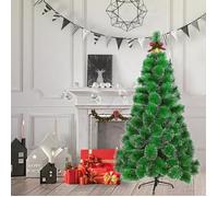 Sapin de Noël Artificiel - HENGMEI - 120cm - Support en métal - Ignifuge - Neigeux