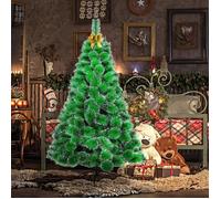 Sapin de Noël Artificiel - HENGMEI - 180 cm - Support en métal - Ignifuge - Décoration intérieure