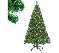 Sapin de Noël artificiel - HENGMEI - 210 cm - Éclairé - PVC - 350 lumières