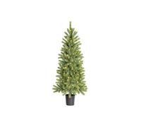 Sapin de Noël artificiel illuminé Black Box Trees Nagoya Blanc chaud Plastique H120xl60xL60cm