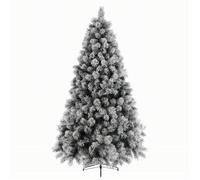 Sapin de Noël Artificiel Lodge Mince Enneigé 150 cm Blanc