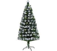 Sapin de Noël artificiel lumineux fibre optique LED 120 cm