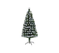 Sapin de Noël artificiel lumineux fibre optique LED 120 cm