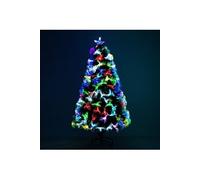 Homcom Sapin de Noël Artificiel Lumineux Vert 66 x 66 x 120 cm