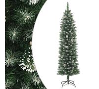 Sapin de Noël Artificiel Mince avec Support 150 cm PVC Décoration Arbre vidaXL