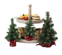 Sapin de Noël Artificiel - Mini Ornements Décoratifs,Décorations pour Arbre des Fêtes - pour la Maison Intérieur Le Salon la Salle à Manger Le Bar Le Restaurant Les et la Famille