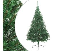 - Arbre de Noël artificiel - avec - support - demi - 240 - cm - PVC - vert