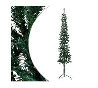 Sapin de Noël artificiel - MOTHINESSTO - Demi sapin - Vert - 180 cm - Assemblage requis