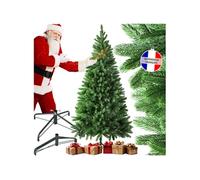 Sapin de Noël - TECTAKE - Arbre artificiel 180 cm avec 742 branches en PVC et support en métal - Vert