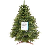 Sapin De Noël Artificiel Premium 90 Cm - Gagnant Du Test - Réalisme Exceptionnel, Branches Épaisses, Livré Avec Support En Boi[S7]