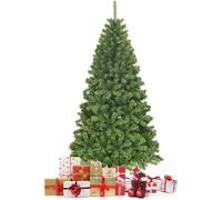 Sapin de Noël Artificiel - RELAX4LIFE - 180CM - Arbre de Noël en PVC Ignifuge - 928 Branches - Forme d'Épicéa - Pied en Métal -Vert