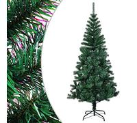 Sapin de Noël artificiel Royal Christmas Tree, pointes irisées, 180 cm, en PVC, avec support. Réaliste et facile à monter, il est idéal pour la décoration de la maison, du bureau ou d'un magasin.