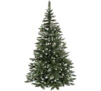 Sapin de Noël artificiel - SPRINGOS - 250 cm - Neige artificielle - Vrais cônes - PVC