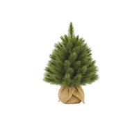 Triumph Tree Forest frosted sapin de noel avec toile de jute vert TIPS 61 - h45xd36