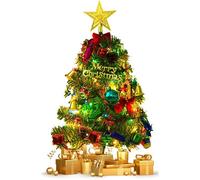 Sapin de Noël Artificiel - ULISEM - 50cm - Guirlande LED - Décoration Table/Bureau