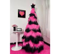 Sapin De Noël Artificiel Unique, Pré-assemblé, De Taille Moyenne, Réutilisable Et Pliable, Idéal For Les Salons, Les Bureaux, Les Centres Commerciaux Et Les Chambres(Style 2,2.4m/8ft)